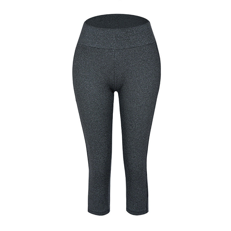 Chic Plus Size Sports Leggings with Trendy Cutouts