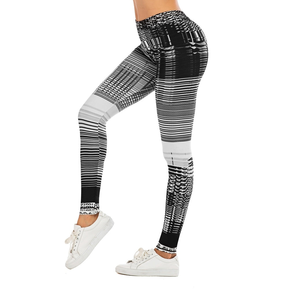 Stylish Printed Leggings for Outdoor Fitness and Yoga