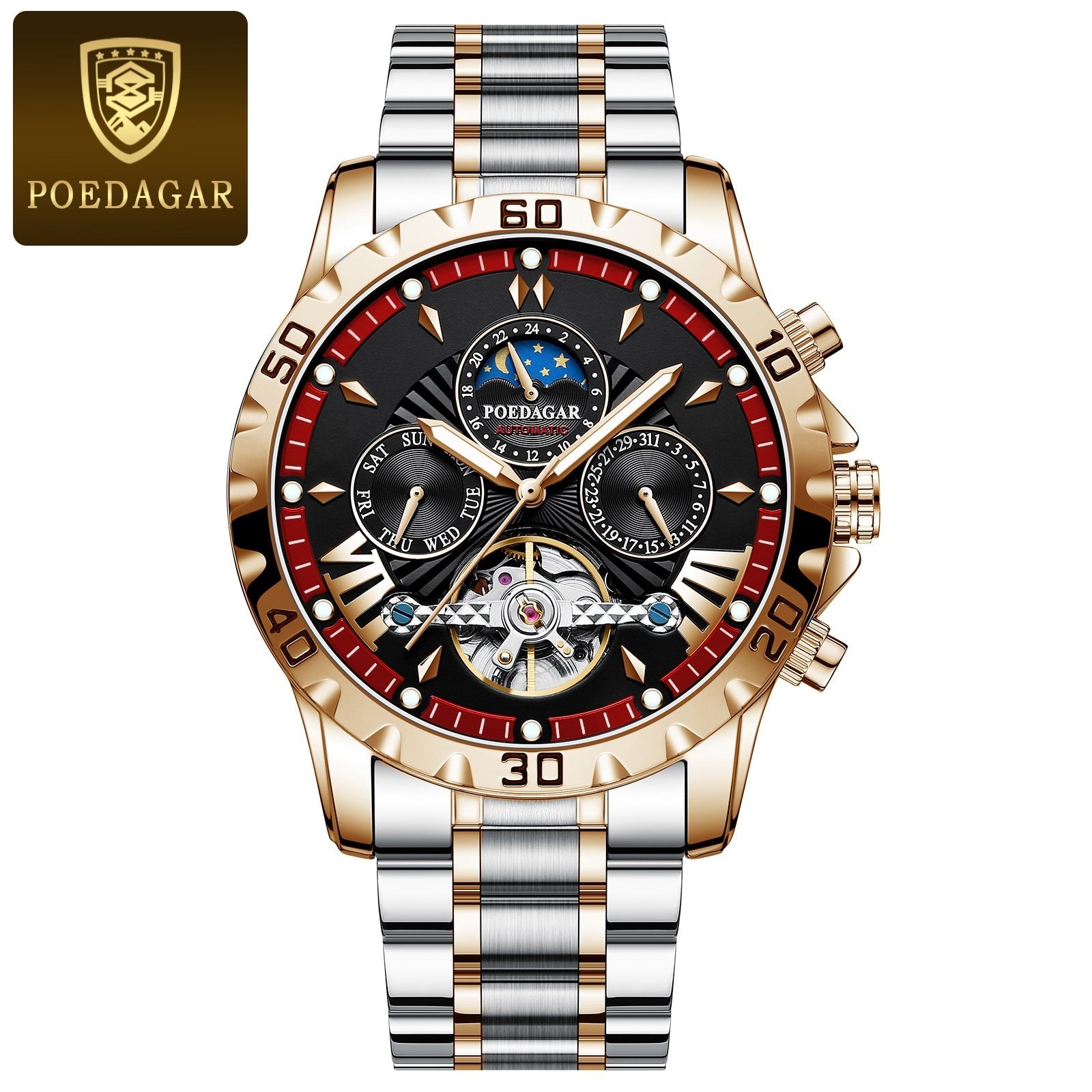 Elegant Automatic Men's Mechanical Timepiece