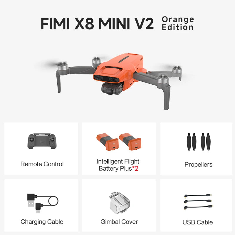 FIMI X8 Pro Professional Drone with Advanced 4K 3-Axis Gimbal and 15KM Transmission Range