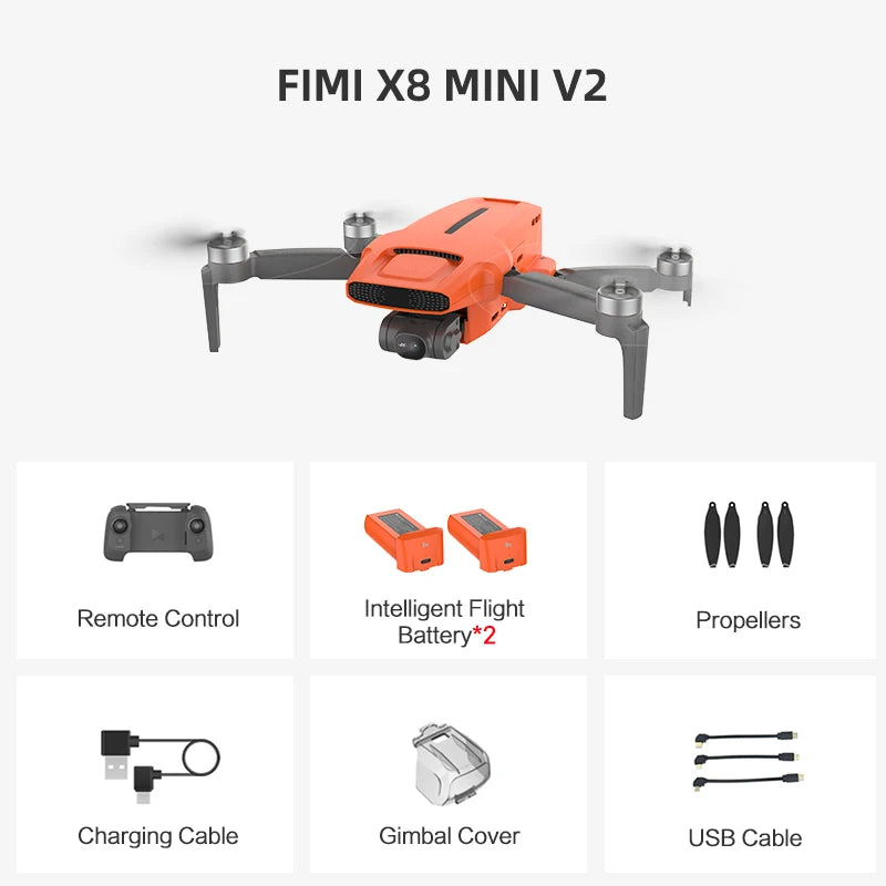 FIMI X8 Pro Professional Drone with Advanced 4K 3-Axis Gimbal and 15KM Transmission Range