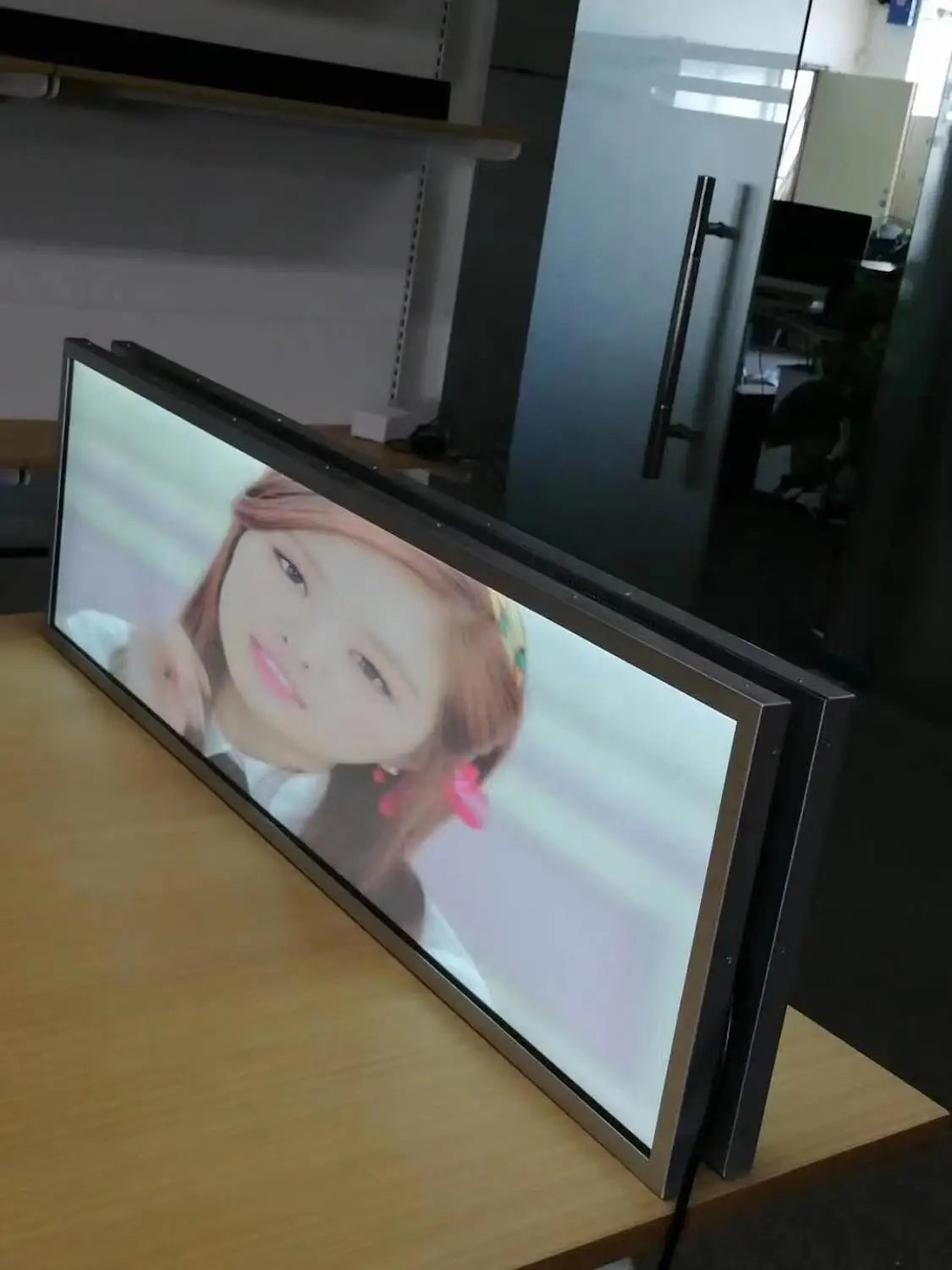 38'' 43 49 65 inch ultra Wide stretched Bar digital media LCD Display / monitor intalled android OS or windows