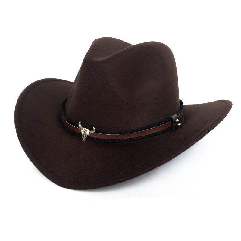 Versatile 17-Style Unisex Western Cowboy Hat for Men and Women - Perfect for Concerts and Outdoor Events