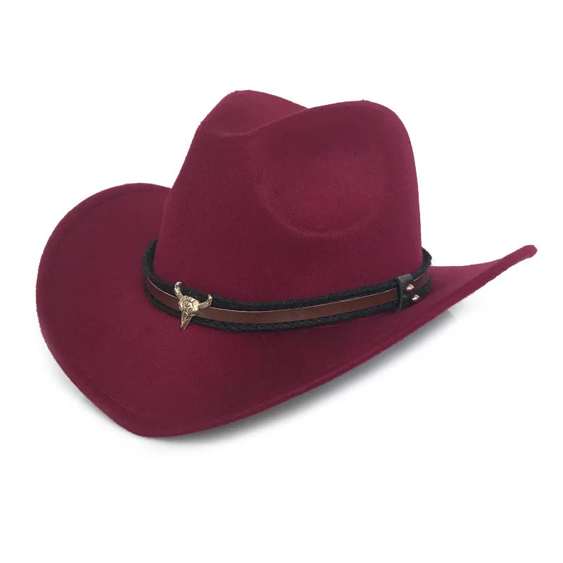 Versatile 17-Style Unisex Western Cowboy Hat for Men and Women - Perfect for Concerts and Outdoor Events