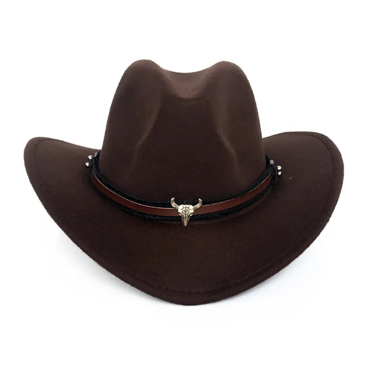 Versatile 17-Style Unisex Western Cowboy Hat for Men and Women - Perfect for Concerts and Outdoor Events