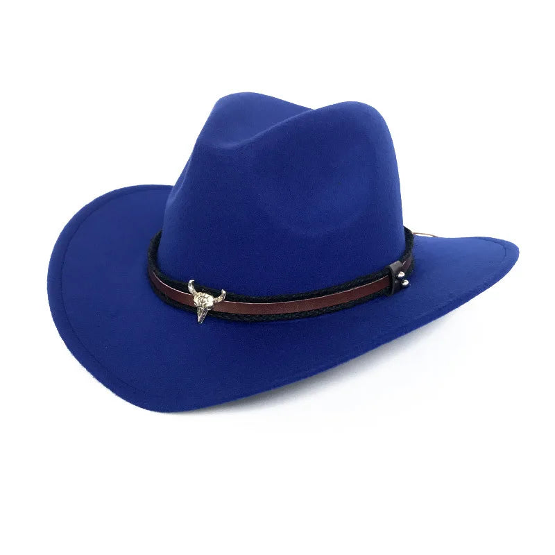 Versatile 17-Style Unisex Western Cowboy Hat for Men and Women - Perfect for Concerts and Outdoor Events