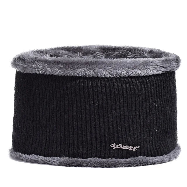 Winter Knitted Beanie Hat for Men and Women - Skullies Stylish Warm Fur Bonnet