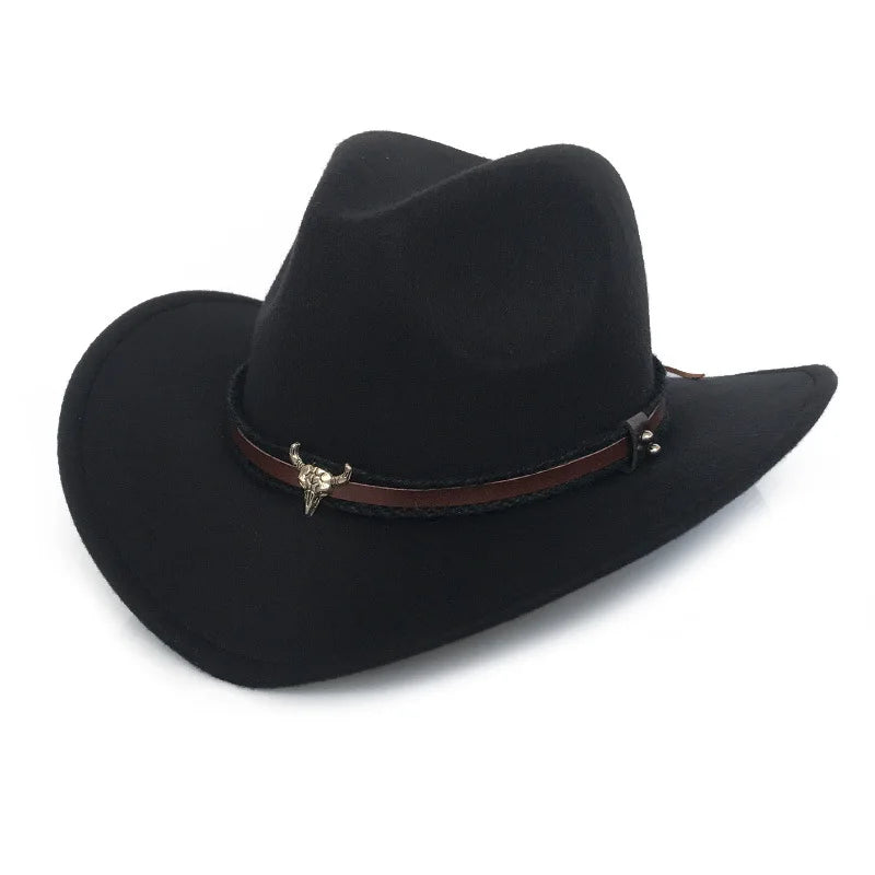 Versatile 17-Style Unisex Western Cowboy Hat for Men and Women - Perfect for Concerts and Outdoor Events