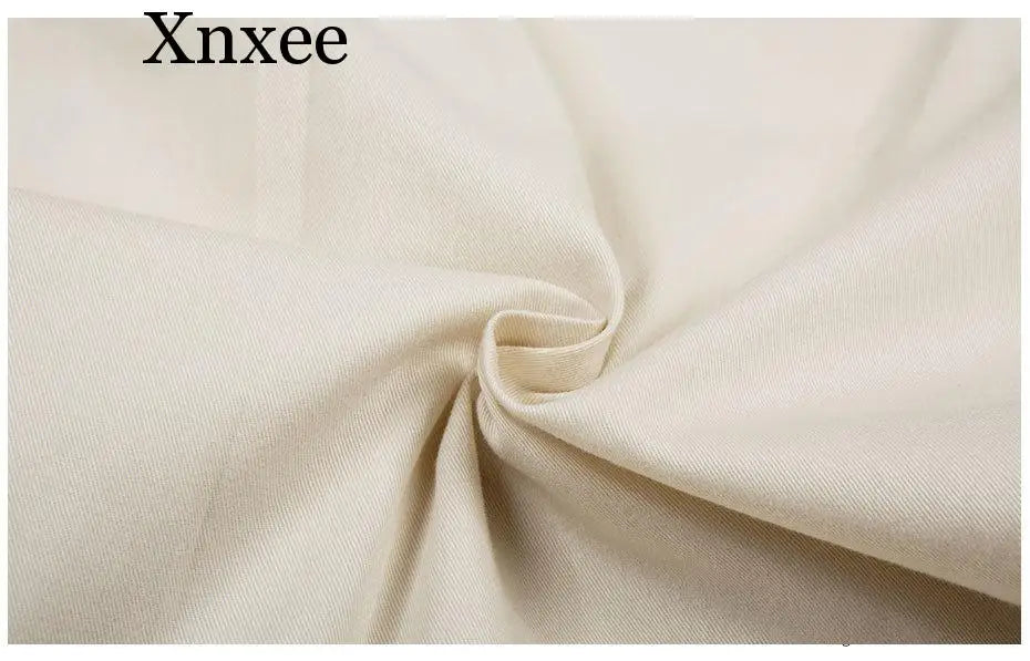 Xnxee Big & Tall Men's Summer Casual Cotton Shirts – Short Sleeve Relaxed Fit Woven Tops