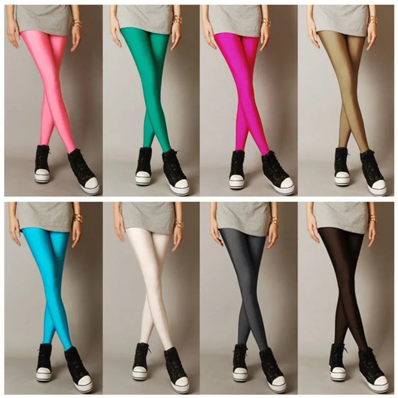 Vibrant Neon High-Stretch Leggings for Women - Spring Collection