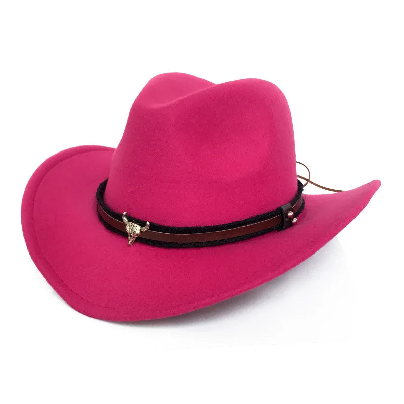 Versatile 17-Style Unisex Western Cowboy Hat for Men and Women - Perfect for Concerts and Outdoor Events