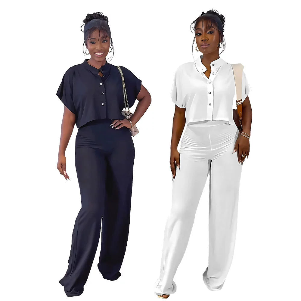 Chic Plus Size Women's Pants Ensemble for Effortless Style