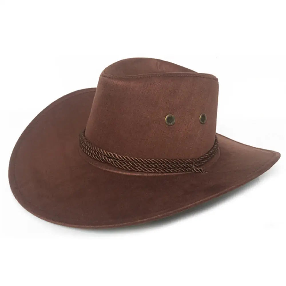 Versatile 17-Style Unisex Western Cowboy Hat for Men and Women - Perfect for Concerts and Outdoor Events