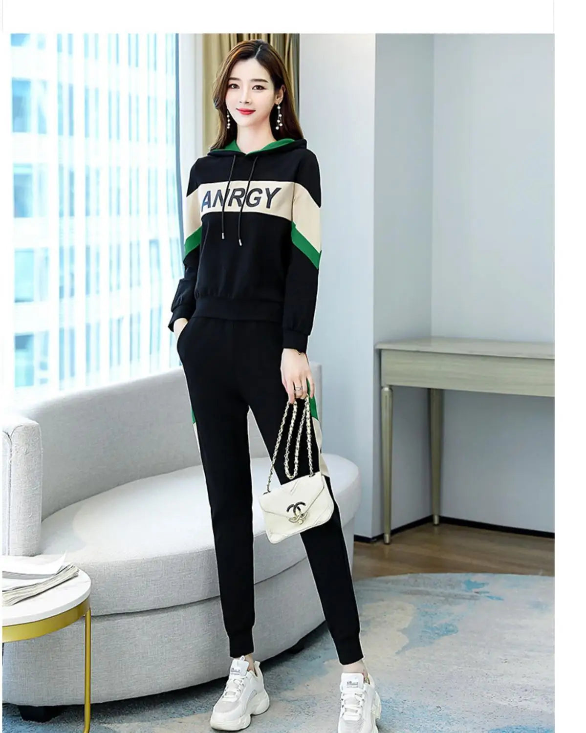 Spring and Autumn Sports Women's Suit 2023 New Korean Fashion Casual Temperament Age Reducing Two-piece Set