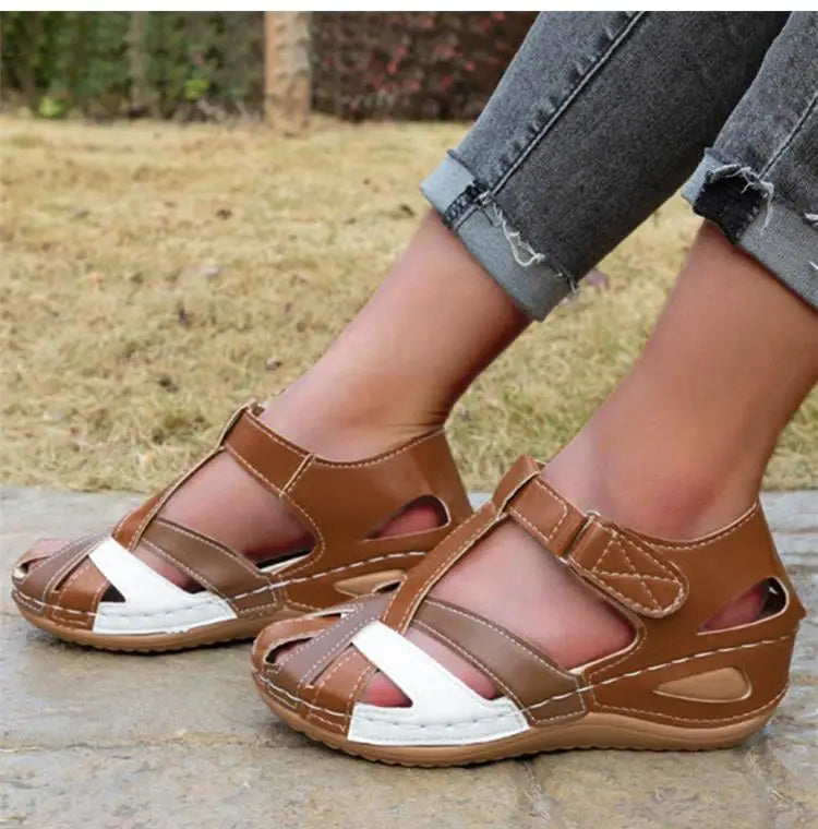 Wedge Open Toe Summer Sandals for Women - Beach and Party Footwear