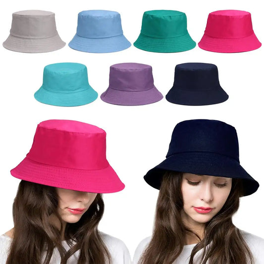 Unisex UV-Resistant Summer Bucket Hat - Compact Fisherman Cap for Beach and Outdoor Adventures