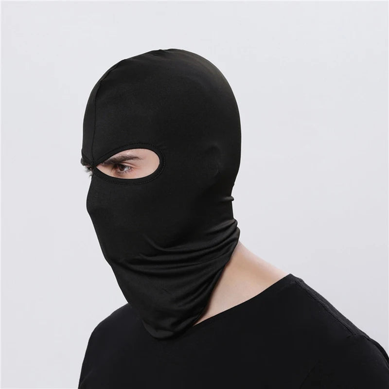 Versatile 2 Hole Tactical Balaclava Mask for Summer Outdoor Activities - Quick-Drying Cycling & Motorcycle Hood