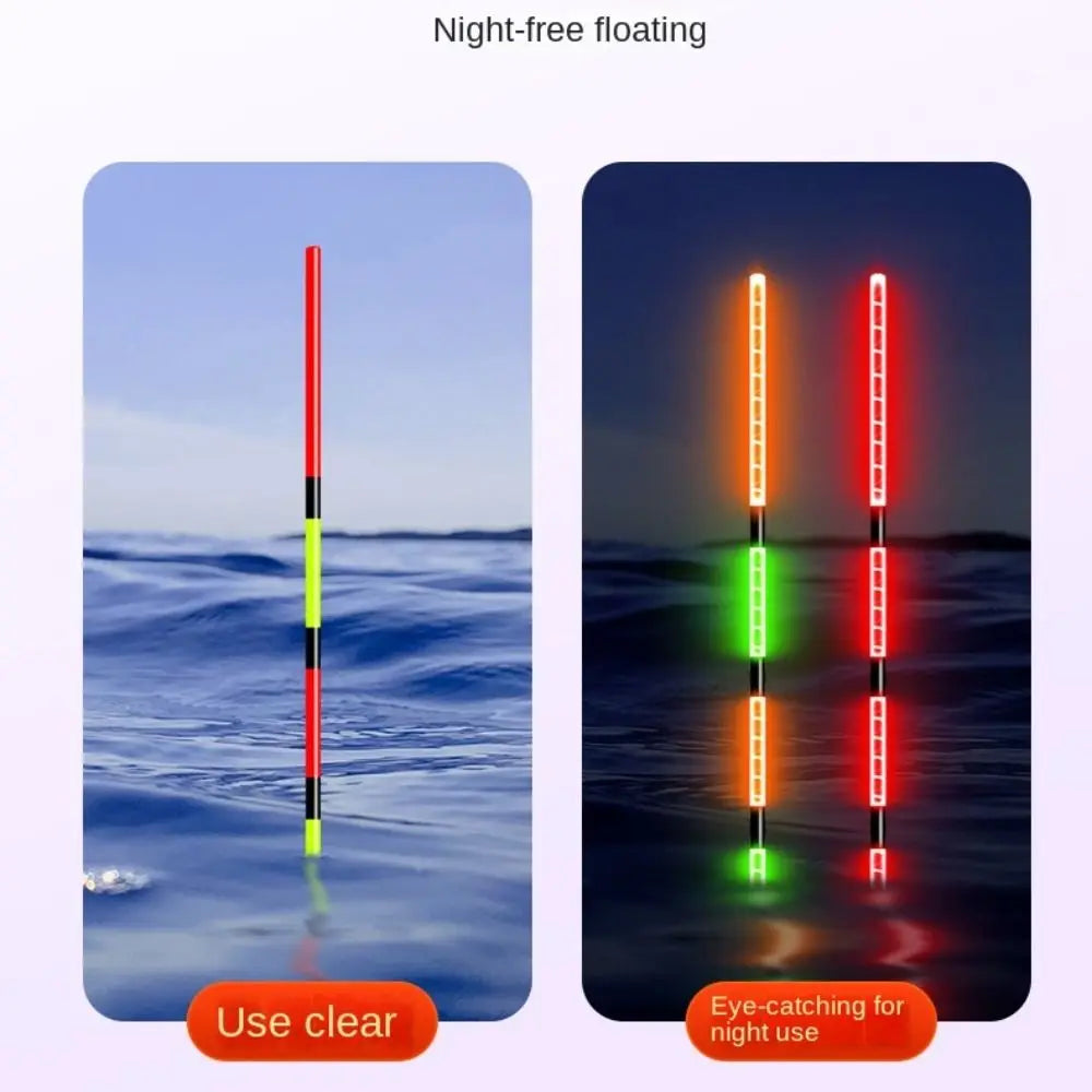 Illuminated Smart Fishing Float with Advanced Gravity Detection for Nighttime Angling