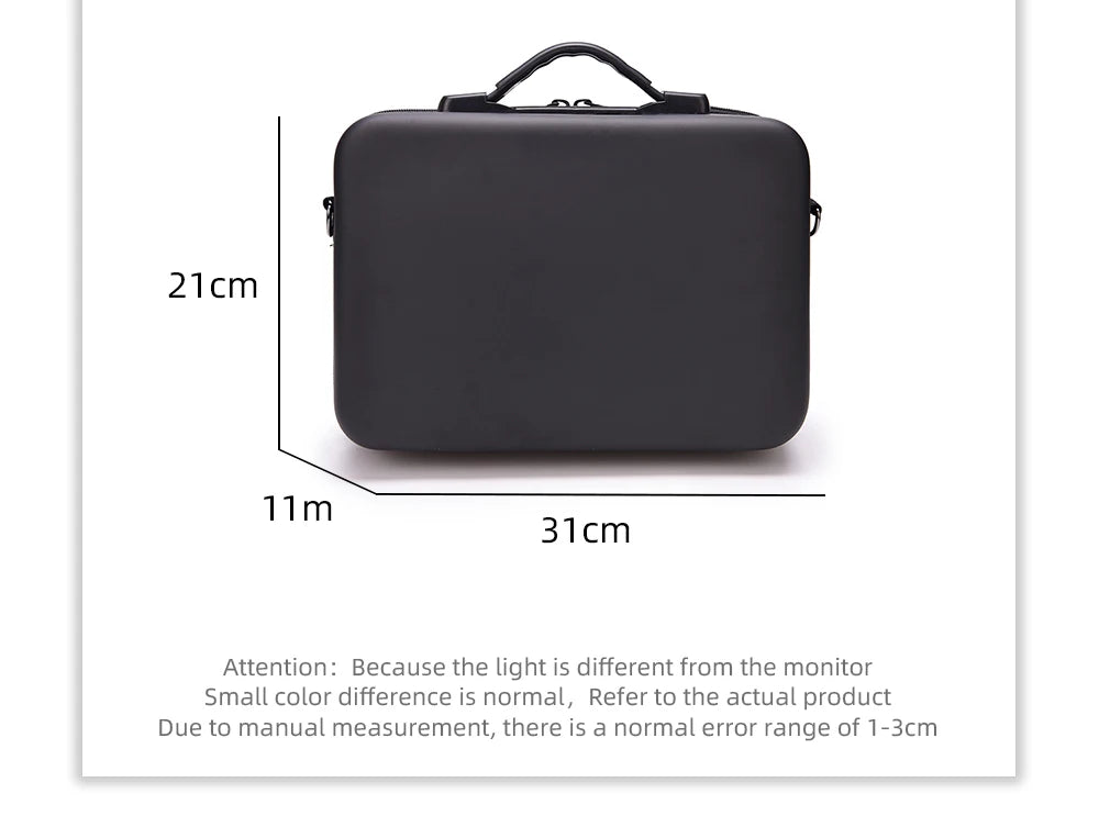 FIMI X8 MINI Drone Carrying Case with Shoulder Strap - Professional Accessories Briefcase for Controller and Batteries