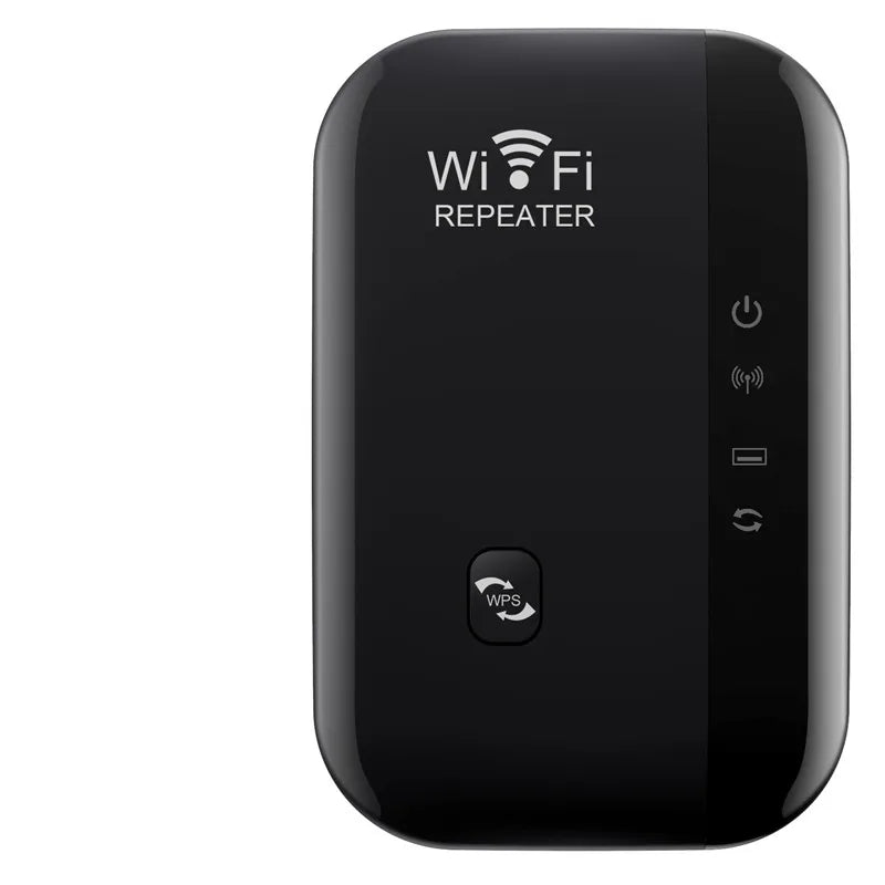 300Mbps Wireless Signal Booster and Wi-Fi Extender for Home and Office - Easy Setup and Universal Compatibility