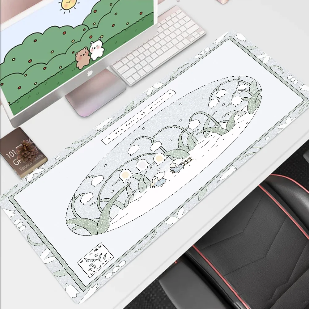 Adorable XXL Kawaii Rabbit Gaming Mousepad – Fun and Functional Workspace Essential!