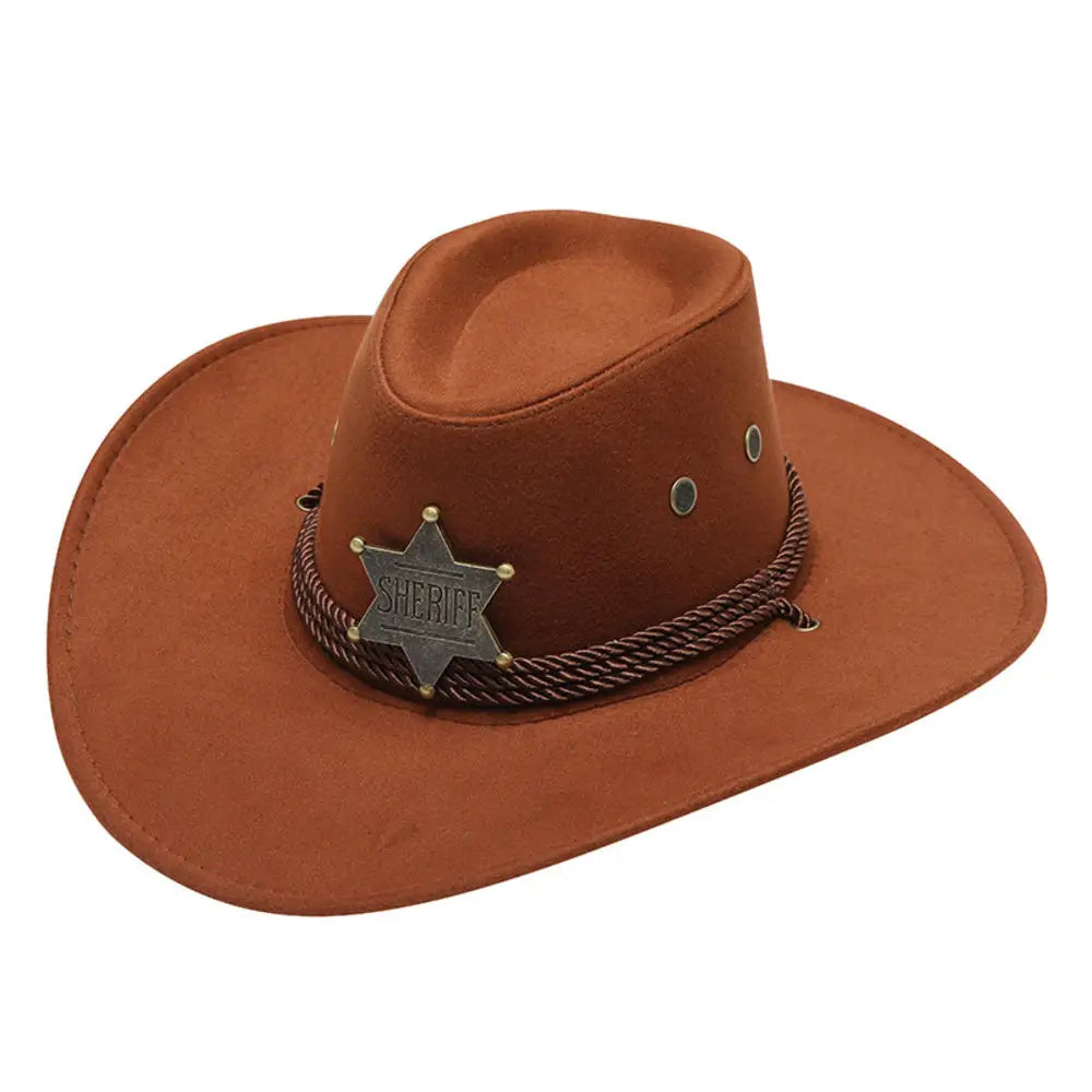 Versatile 17-Style Unisex Western Cowboy Hat for Men and Women - Perfect for Concerts and Outdoor Events