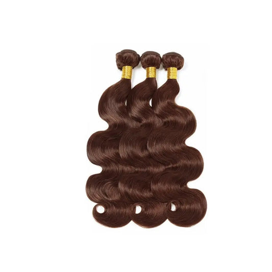 Luxurious Dark Brown Brazilian Body Wave Hair Extensions – 100% Remy, #4 Color Bundles