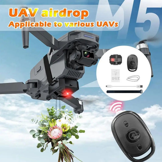 Payload Delivery Drone Airdrop System for DJI Mini 3 Pro, Mavic Air 2/2S, FIMI X8 - Lightweight Remote-Controlled Thrower