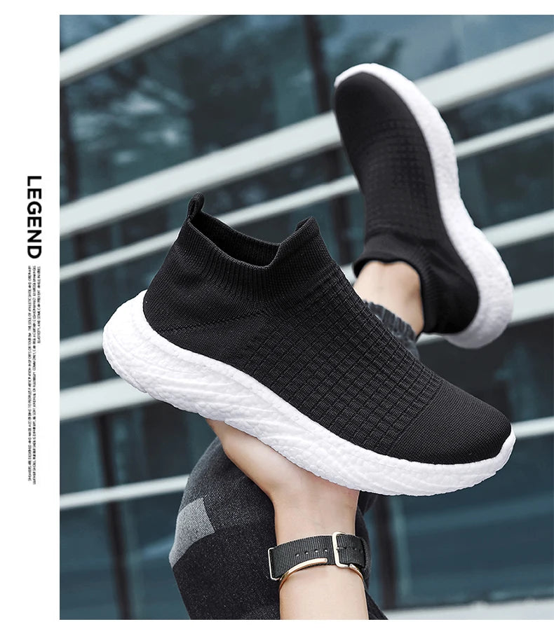 Elegant Women's Lightweight Slip-On Sneakers for Walking and Running