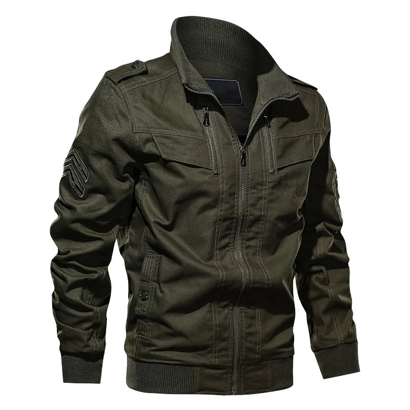 European and American Style Military Jackets for Big and Tall Men - XXXXXXL Plus Size Streetwear A642