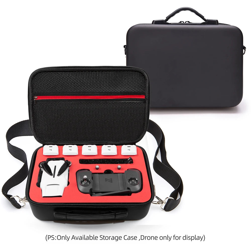 FIMI X8 MINI Drone Carrying Case with Shoulder Strap - Professional Accessories Briefcase for Controller and Batteries