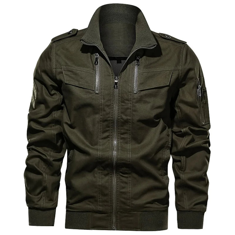 European and American Style Military Jackets for Big and Tall Men - XXXXXXL Plus Size Streetwear A642