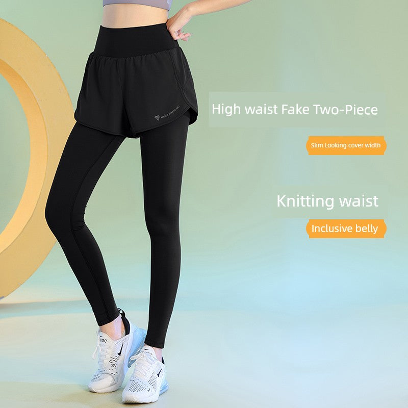 Fleece-Lined High Waist Yoga Leggings with Hip Lift Effect