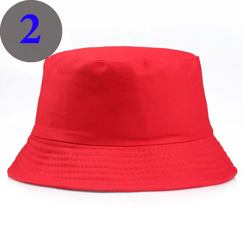 Reversible Summer Bucket Hat for Unisex Adults - Trendy Outdoor Sun Protection Cap