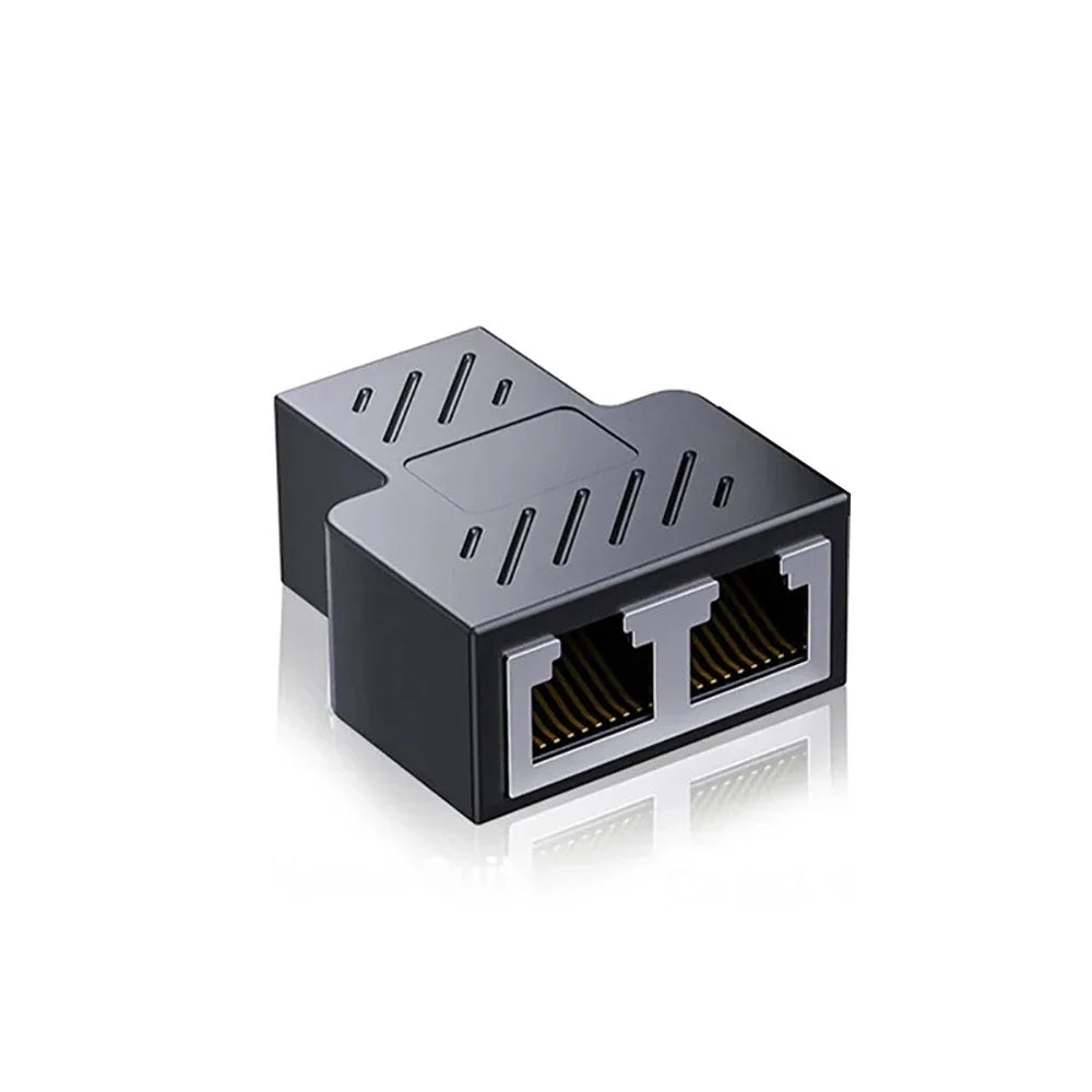 Dual RJ45 Ethernet Splitter – Maximize Your Network Efficiency!