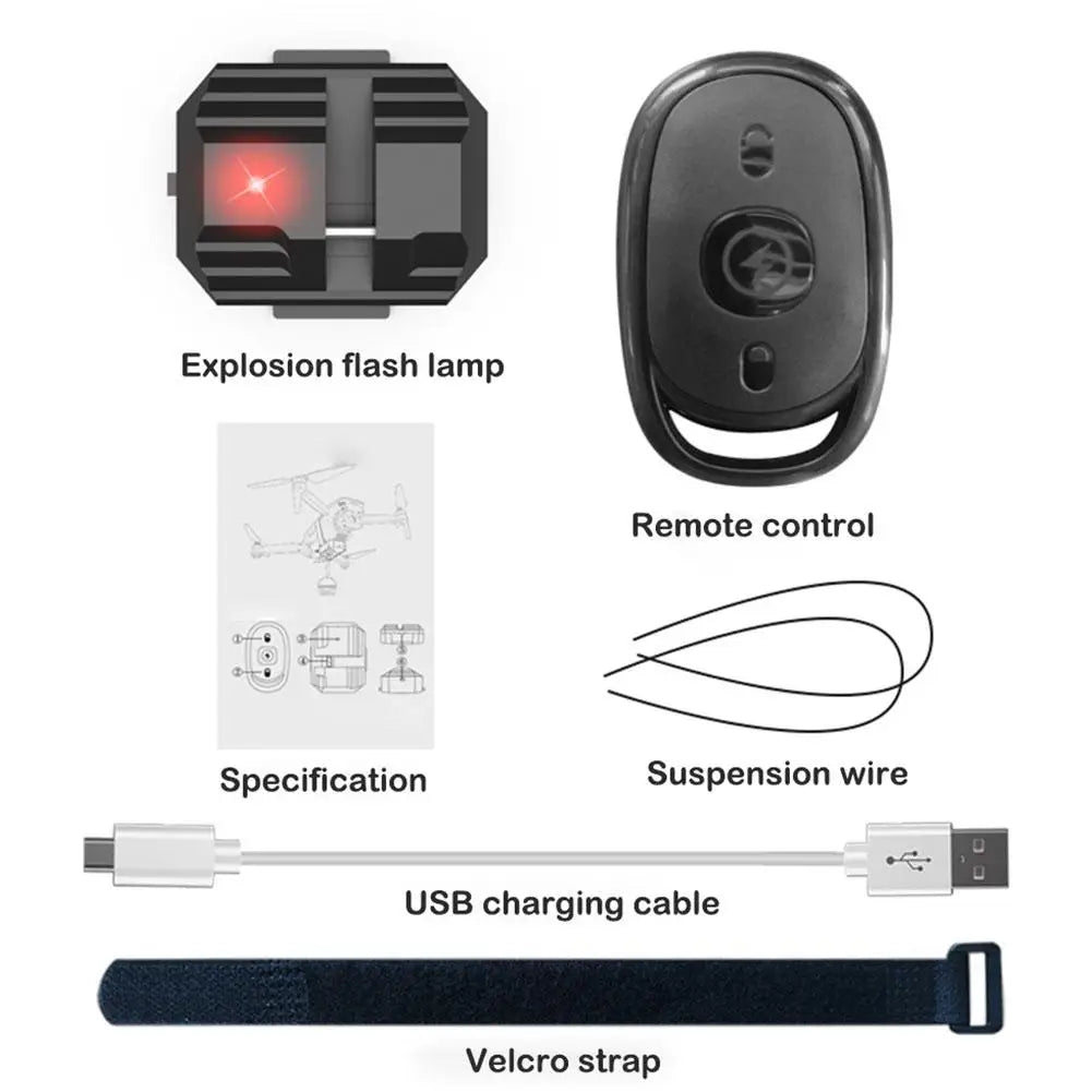 Payload Delivery Drone Airdrop System for DJI Mini 3 Pro, Mavic Air 2/2S, FIMI X8 - Lightweight Remote-Controlled Thrower