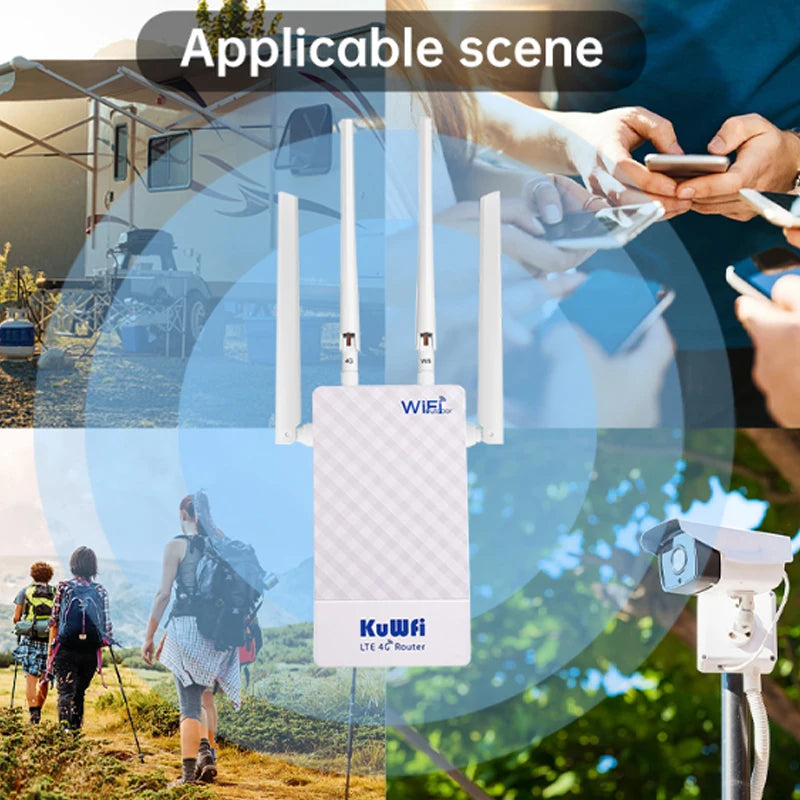 KuWFi Outdoor 4G LTE Router – Your Ultimate Solution for Fast and Dependable Internet Anywhere!