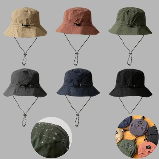 Waterproof UV Protection Bucket Hat for Summer Hiking and Camping Adventures