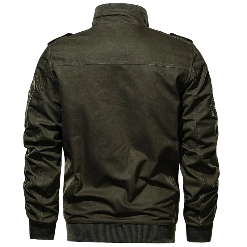 European and American Style Military Jackets for Big and Tall Men - XXXXXXL Plus Size Streetwear A642