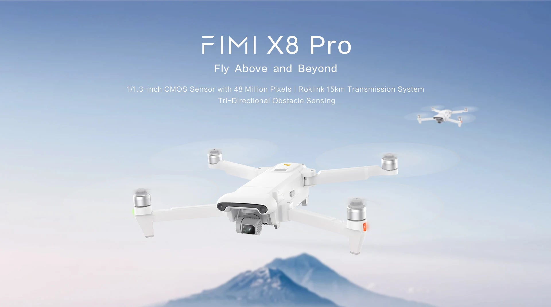 FIMI X8 Pro 4K HD Camera Drone with 3-Axis Gimbal and Smart Obstacle Avoidance for Aerial Photography