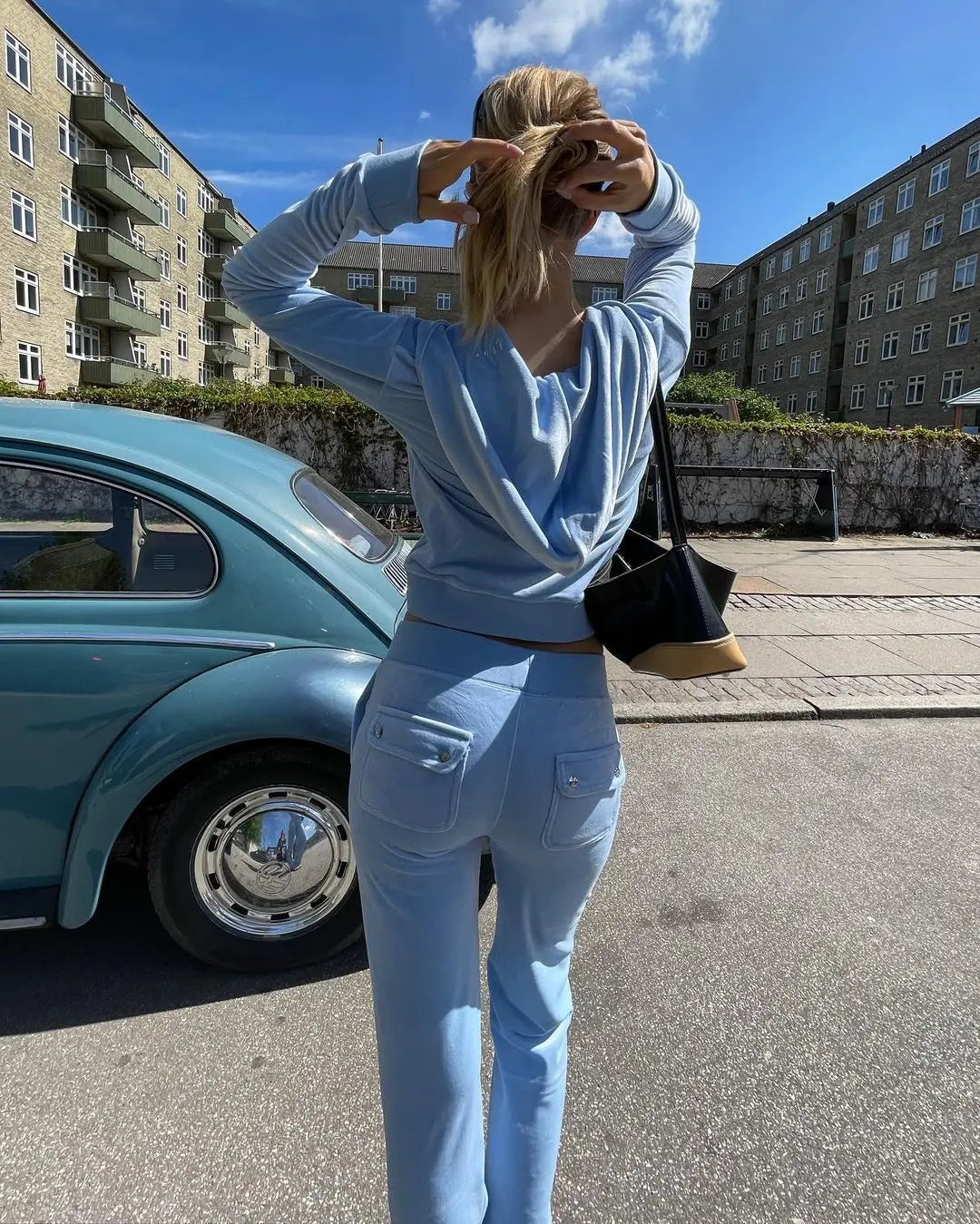 Lady Velvet Zipper Sweatshirt & Pants 2 Piece Set Autumn Winter Women Fashion Hoodies Jacket And Trousers Jogging Tracksuit Set