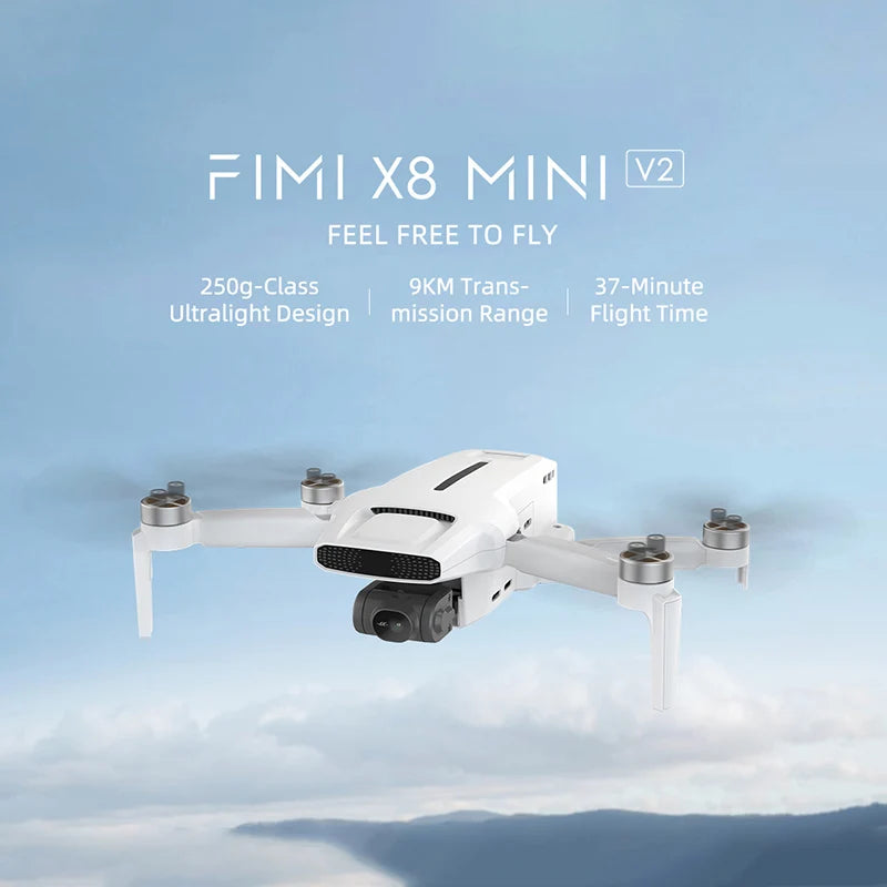 FIMI X8 MINI V2 Drone - 9km GPS Quadcopter with 4K Camera & Advanced Features for Aerial Photography 2023