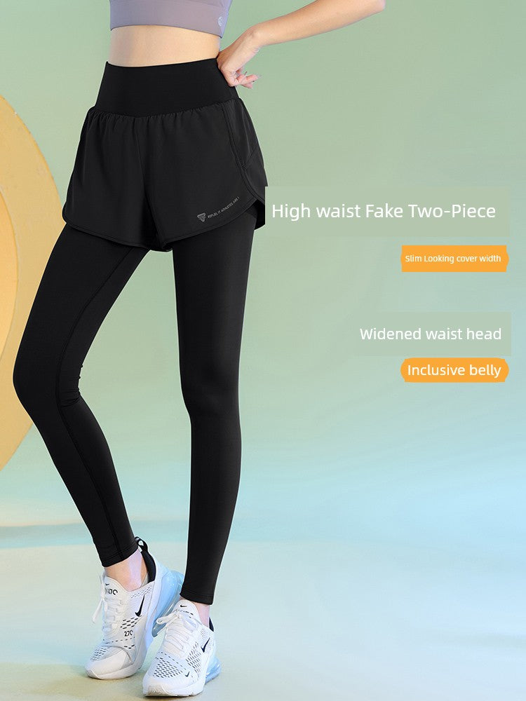 Fleece-Lined High Waist Yoga Leggings with Hip Lift Effect