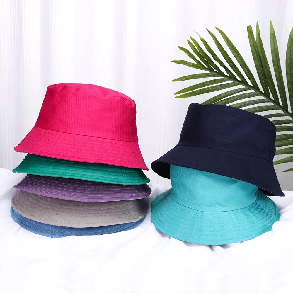 Unisex UV-Resistant Summer Bucket Hat - Compact Fisherman Cap for Beach and Outdoor Adventures