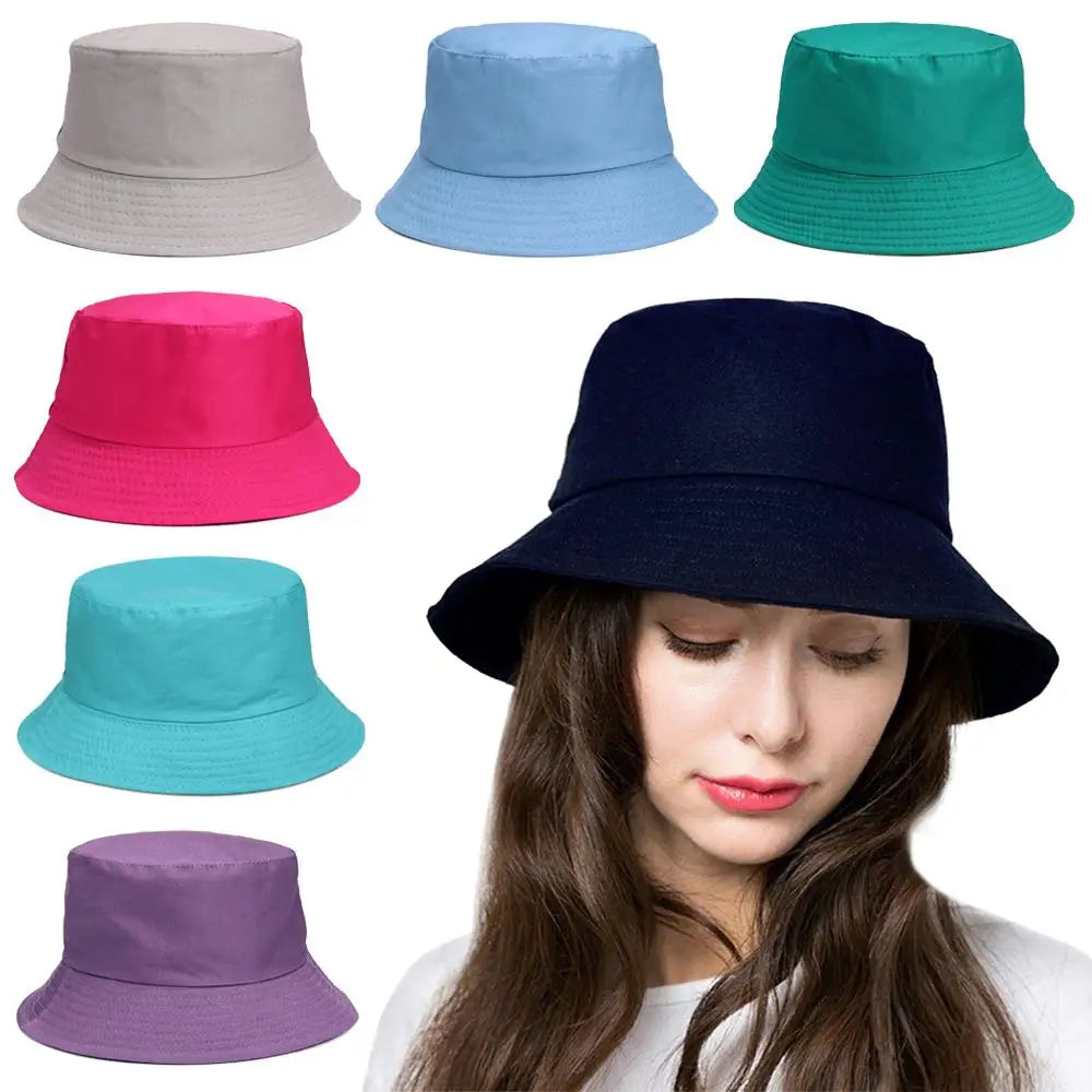 Unisex UV-Resistant Summer Bucket Hat - Compact Fisherman Cap for Beach and Outdoor Adventures