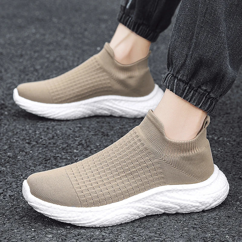 Elegant Women's Lightweight Slip-On Sneakers for Walking and Running