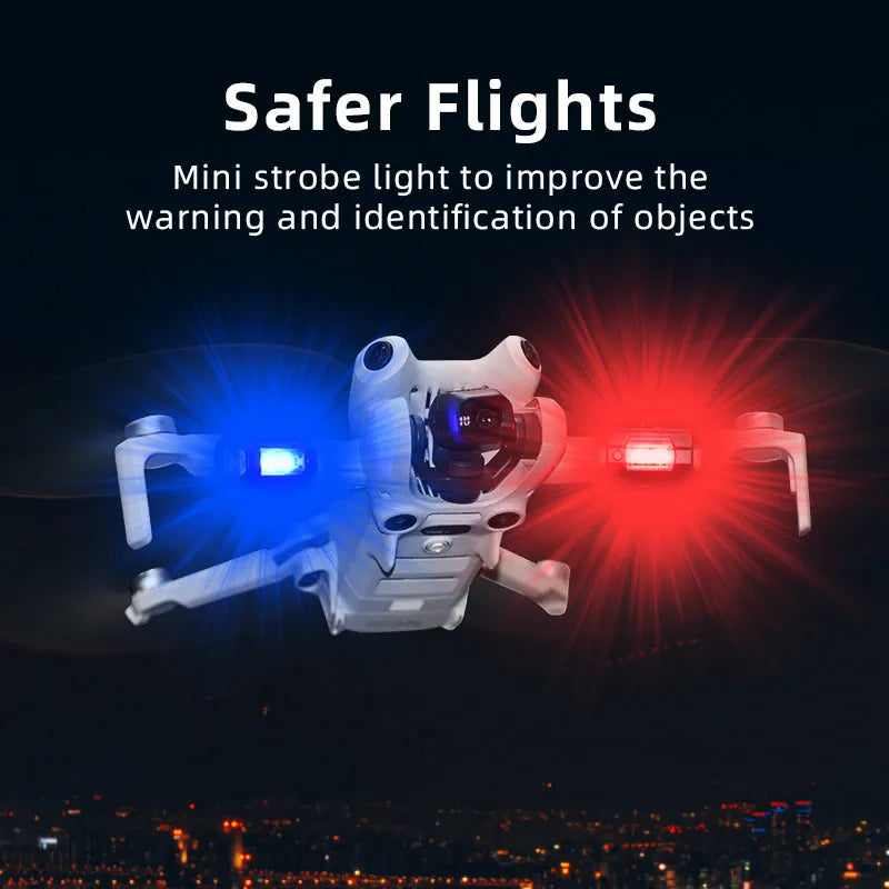 LED Strobe Light for DJI NEO Drone & Vehicle Safety - Universal Anti-Collision Warning Lamp