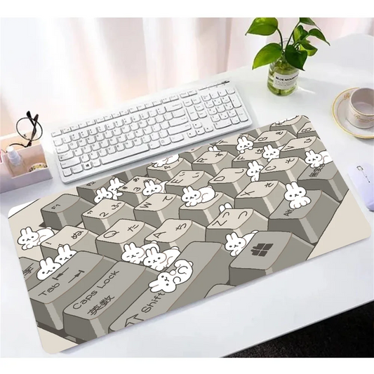 Adorable XXL Kawaii Rabbit Gaming Mousepad – Fun and Functional Workspace Essential!