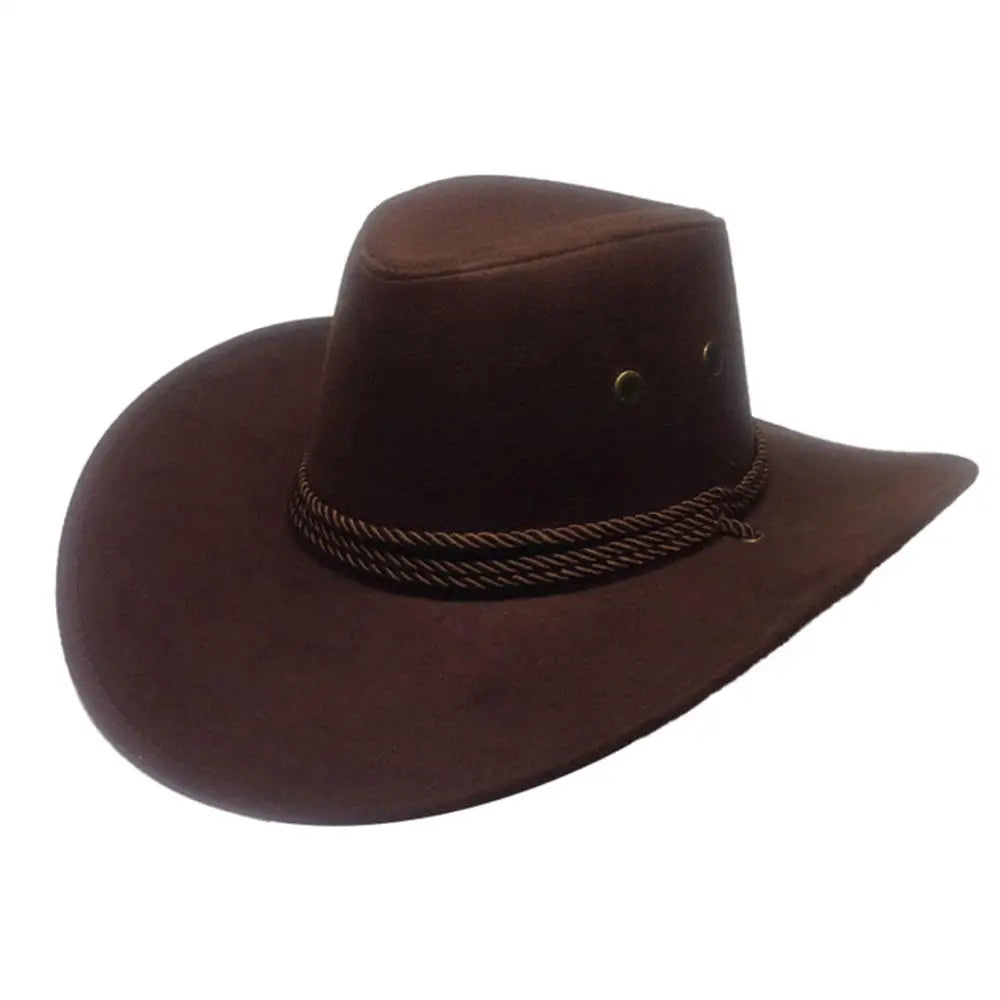 Versatile 17-Style Unisex Western Cowboy Hat for Men and Women - Perfect for Concerts and Outdoor Events