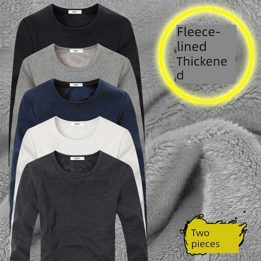 Men's Cozy Autumn Long Sleeve Thermal T-Shirt Set - 2 Pack